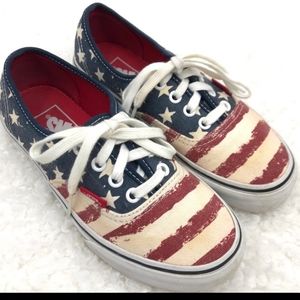 Vans Authentic Americana USA Flag Sneakers